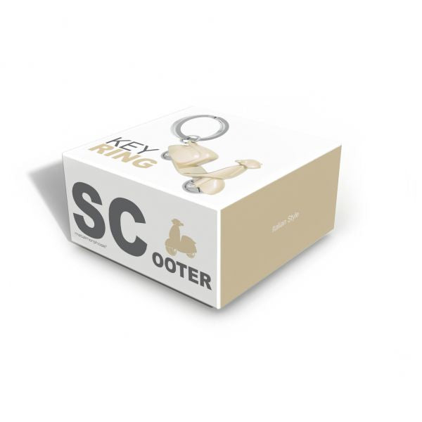 Sleutelhanger Scooter Beige