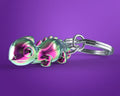 Sleutelhanger regenboogkleurige kameleon