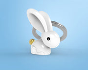 Porte clés Lapin Blanc Meta[l]morphose