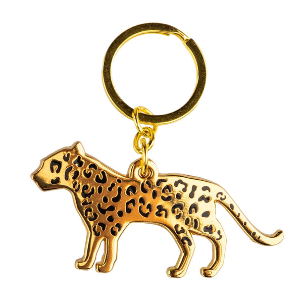 Luipaard sleutelhanger