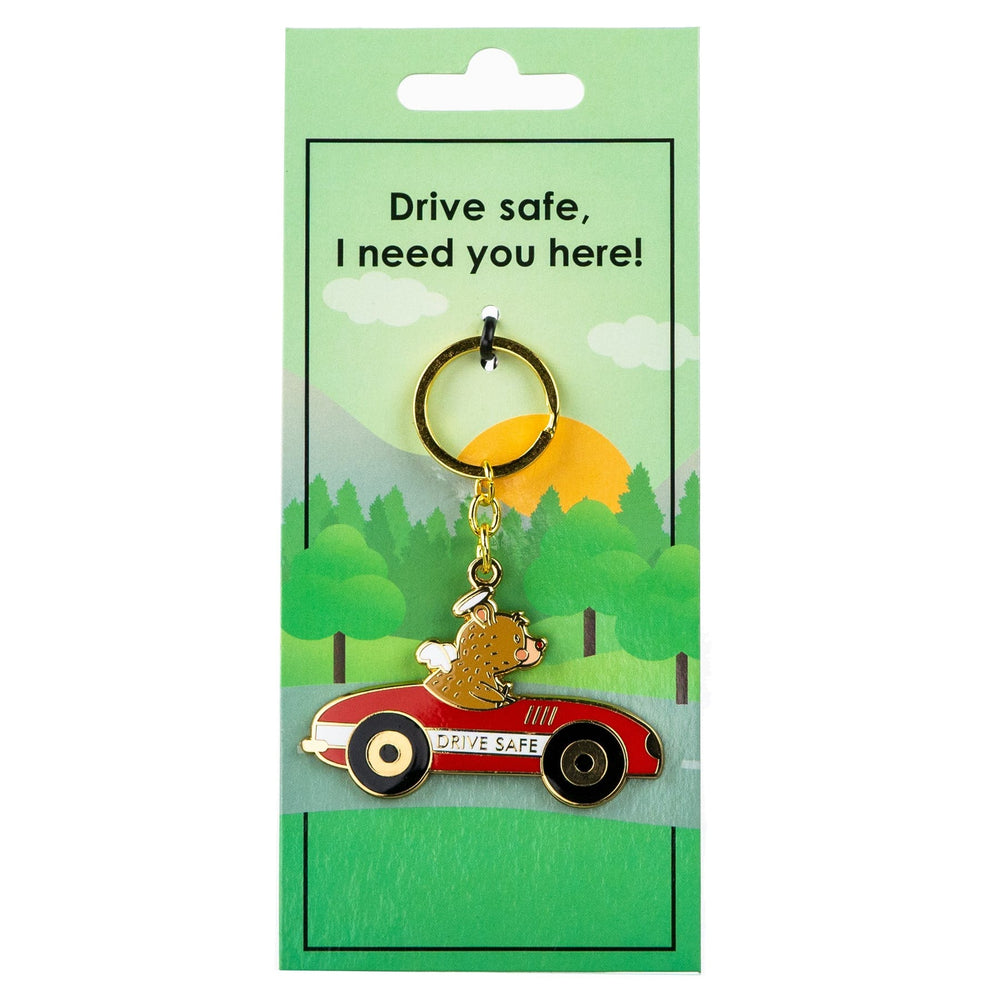 Schlüsselanhänger Bär Fahrer