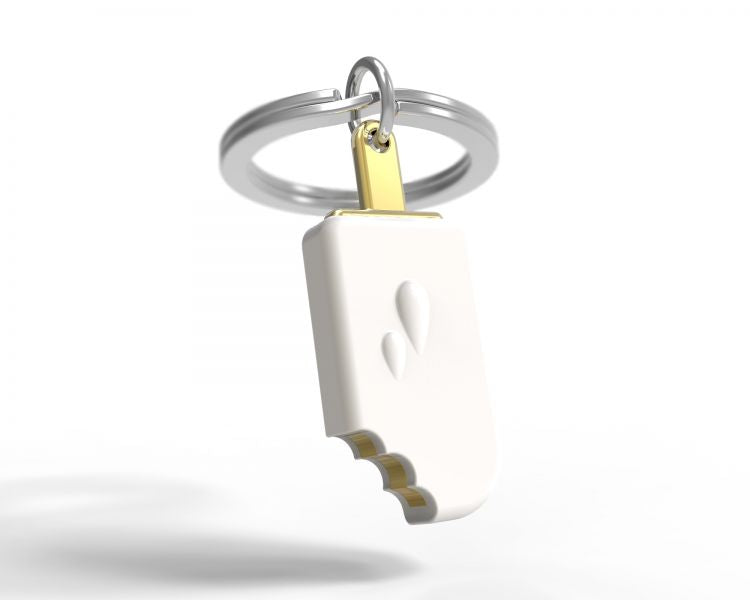 Porte clés Glace Vanille