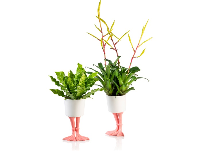 Pot de Fleur Pattes de Flamant Rose – Grand