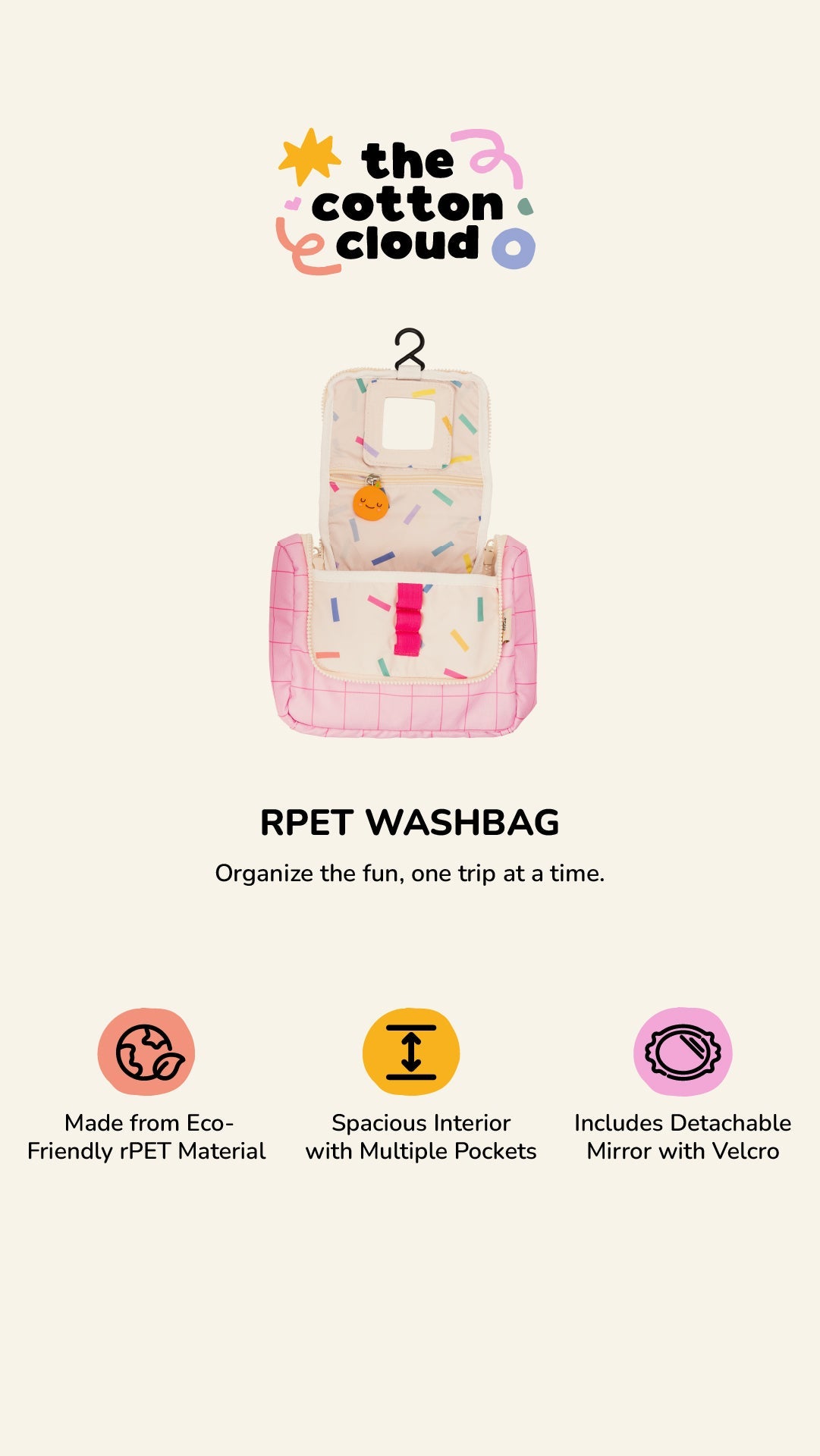 Trousse de toilette rPET Pedro la Poire