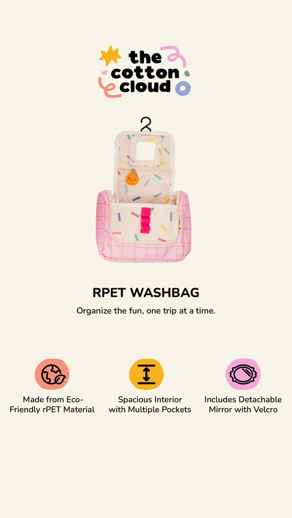 Trousse de toilette rPET Mandy la Mandarine