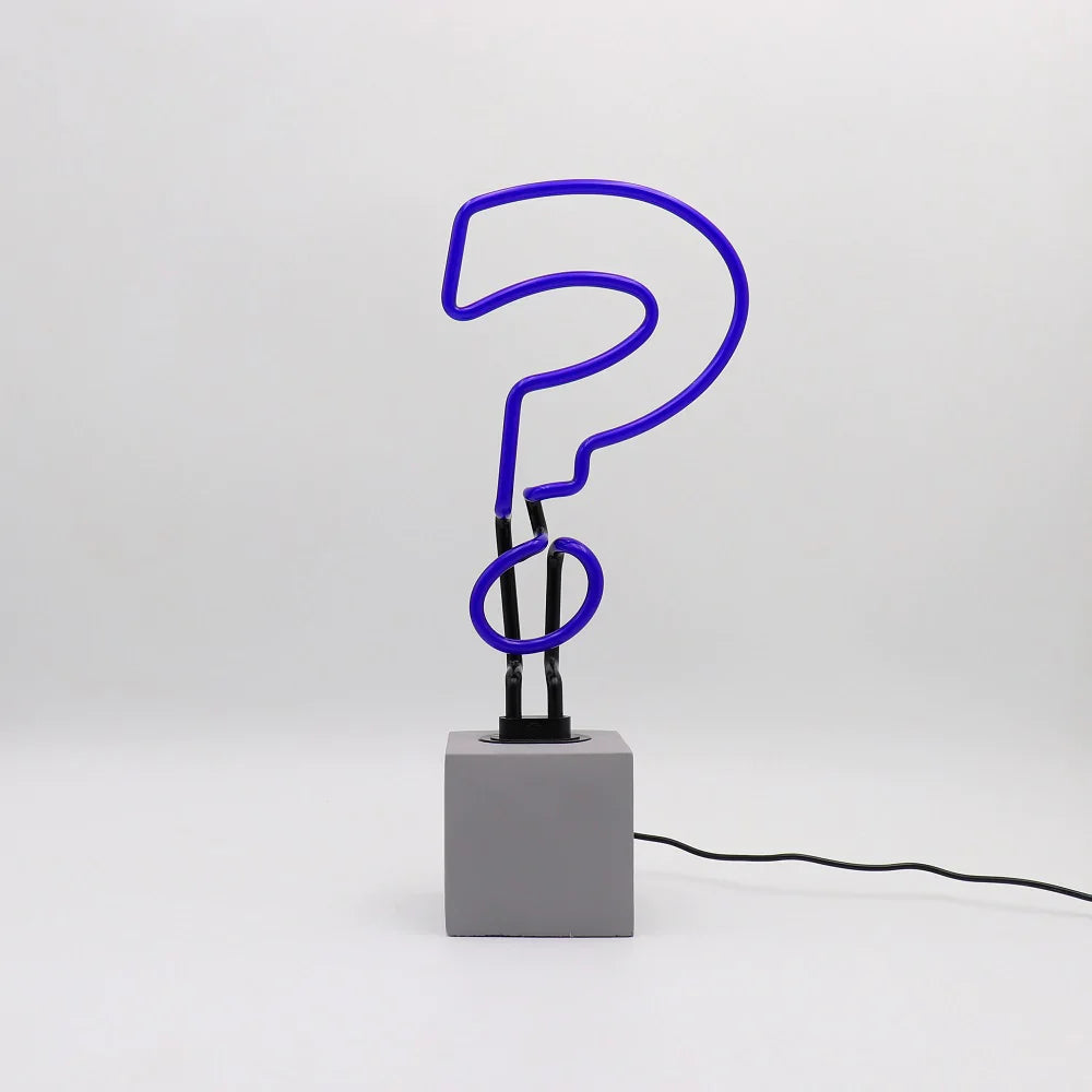 Neonlampe Point d'Interrogation