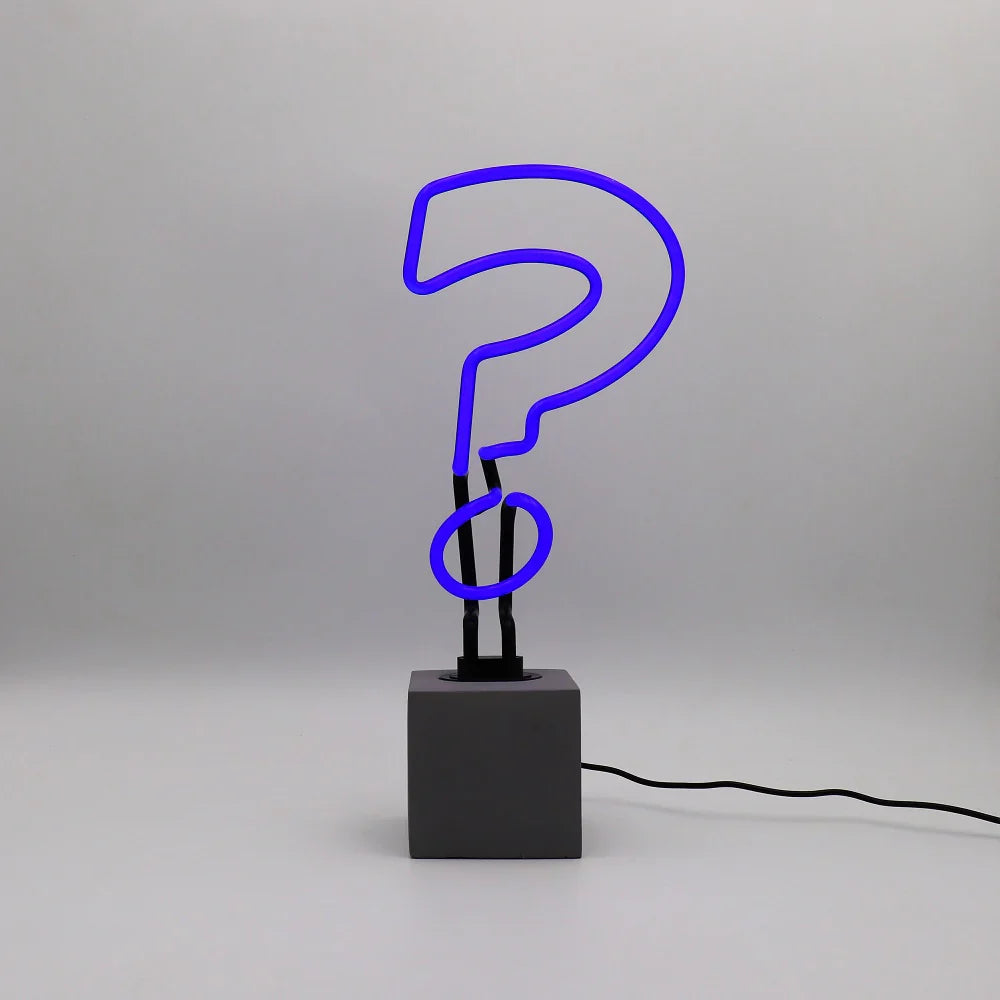 Neonlamp Point d'Interrogation