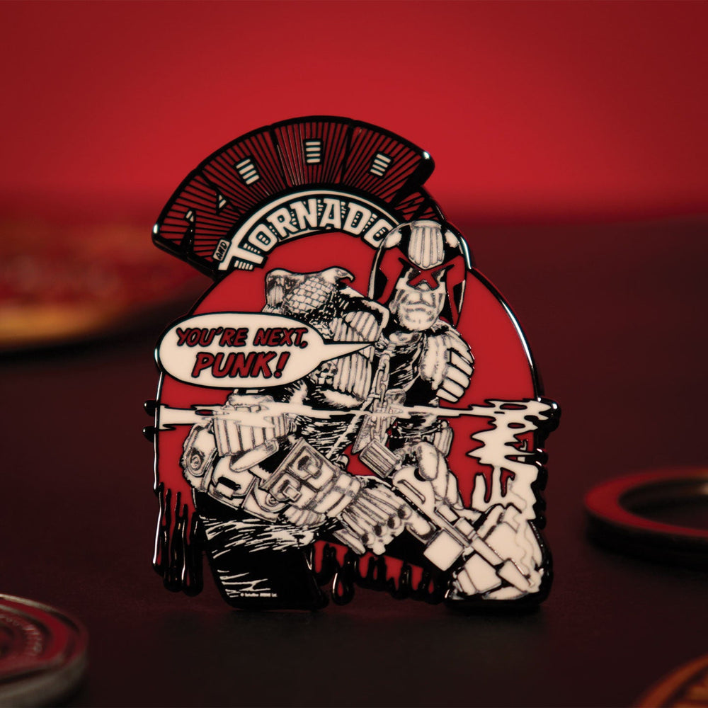 Pin 2000 AD - Judge Dredd You're Next Punk