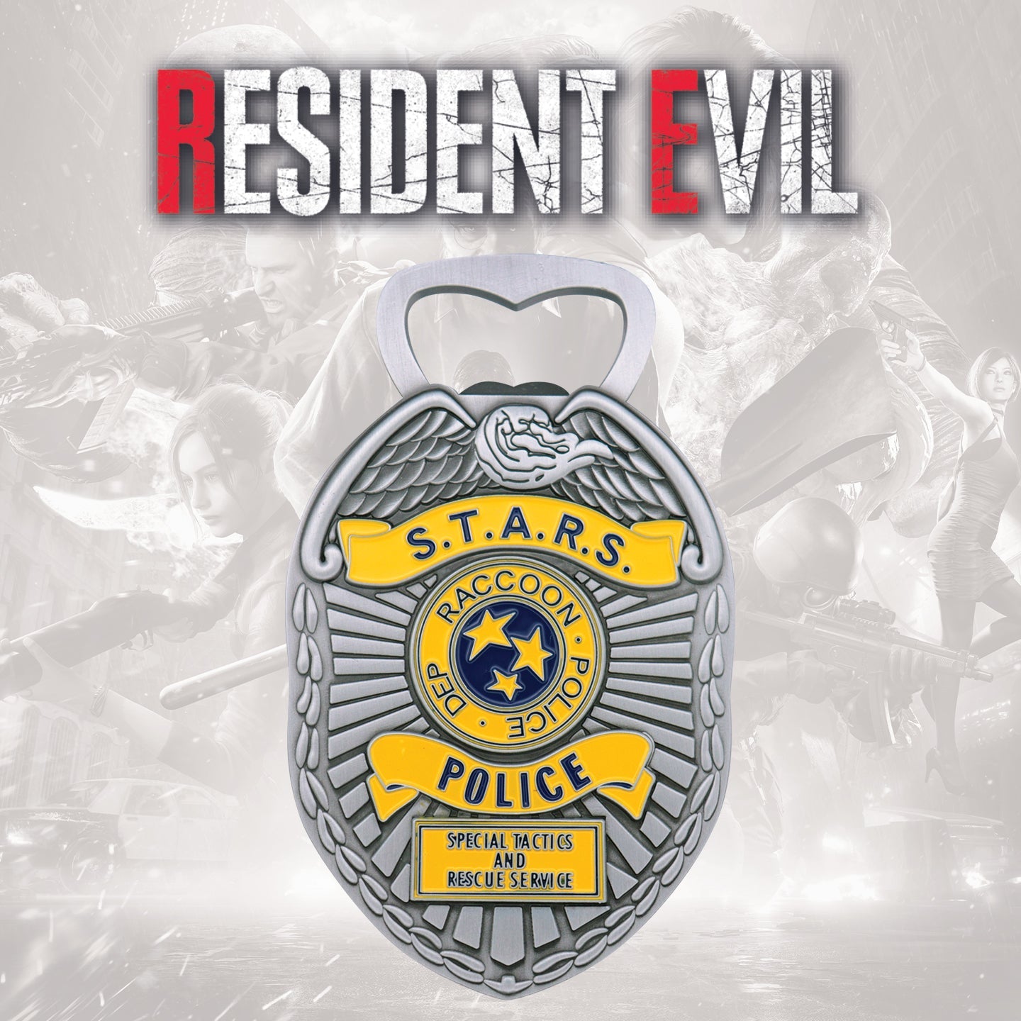 Décapsuleur Resident Evil - Badge Police S.T.A.R.S.