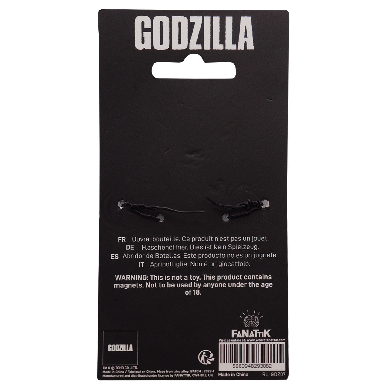Décapsuleur Godzilla