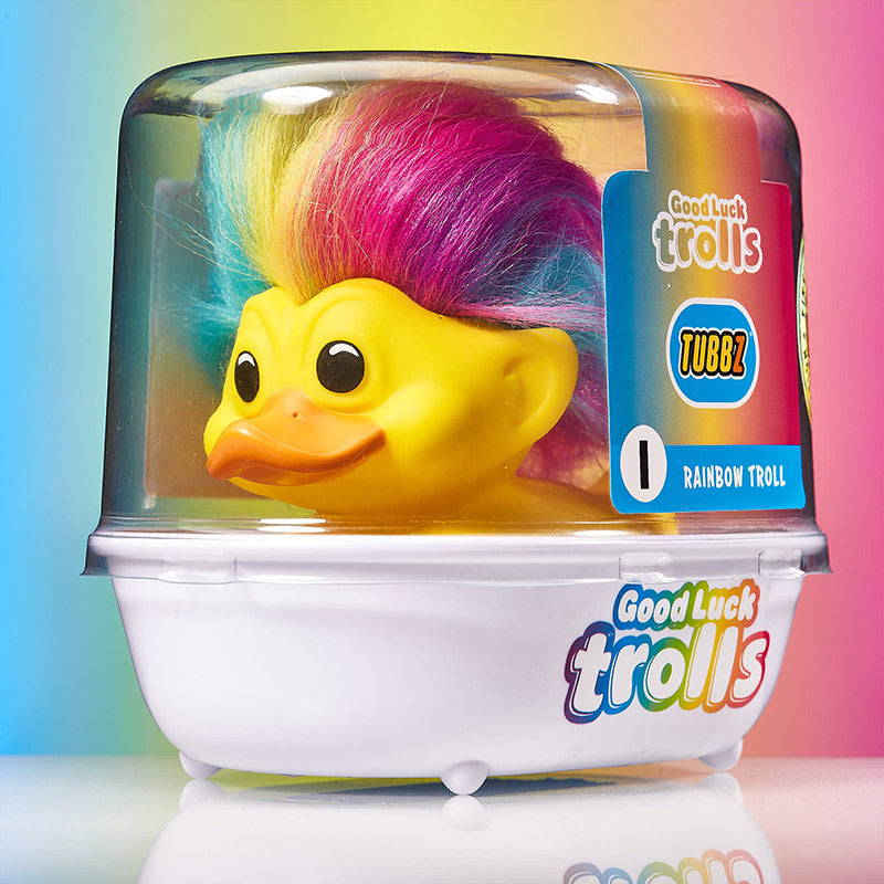 Canard Good Luck Trolls: Rainbow Troll TUBBZ (First Edition)