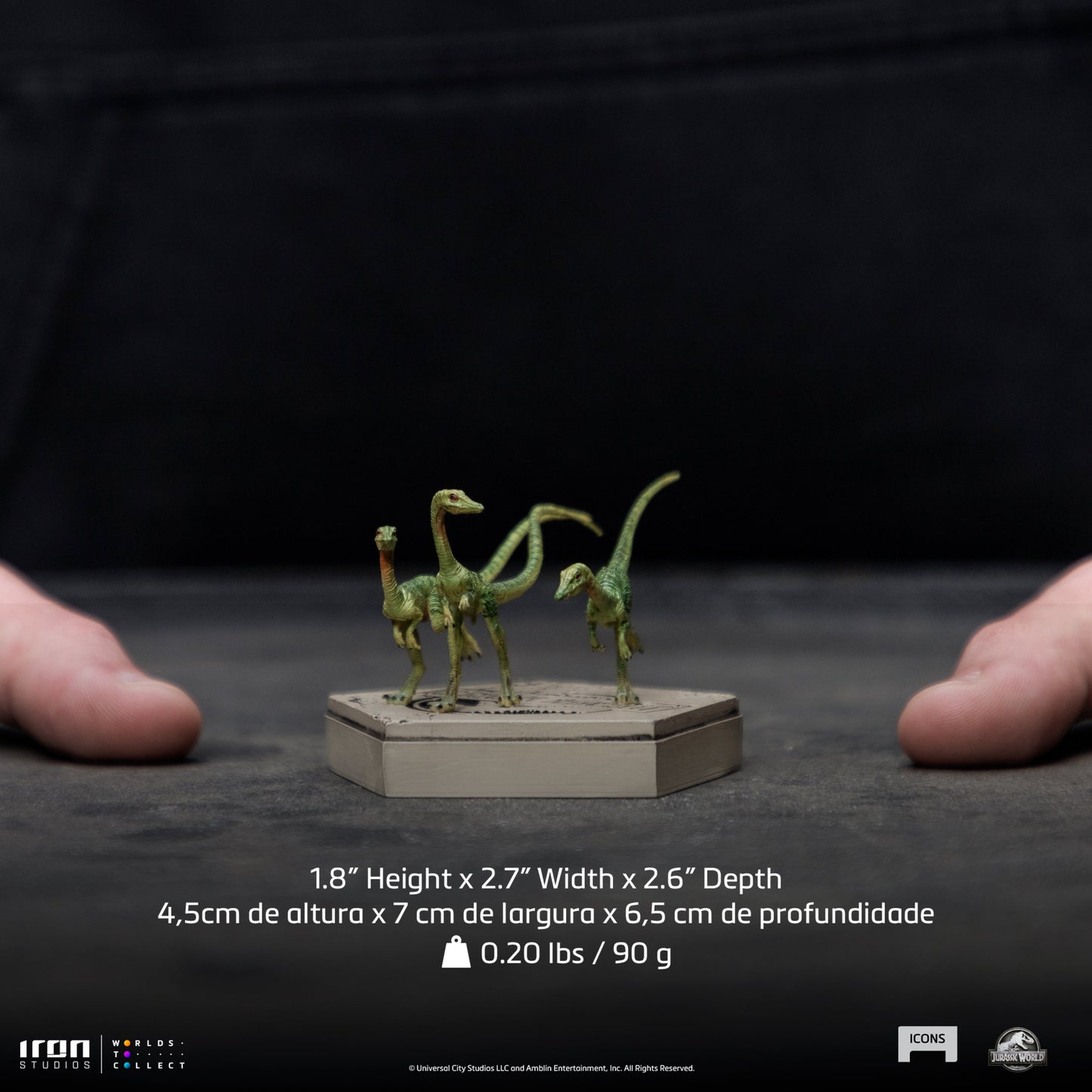 Statue Compsognathus - Jurassic World - Icons