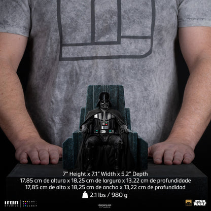 Darth Vader on Throne Statue - Star Wars: Obi-Wan Kenobi Series - Art Scale 1/10 - Iron Studios