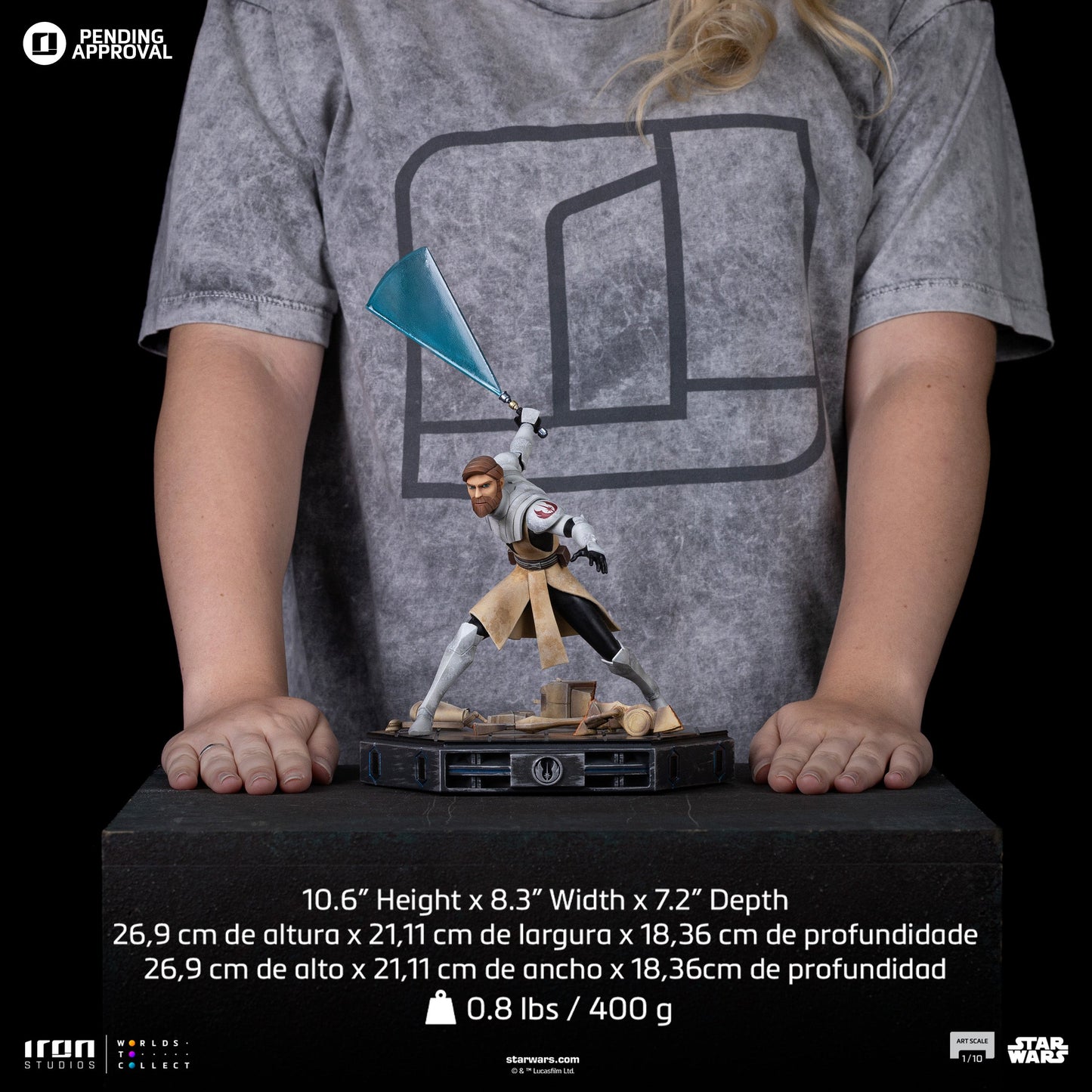 Statue Obi-Wan Kenobi - Star Wars: Clone Wars - Art Scale 1/10
