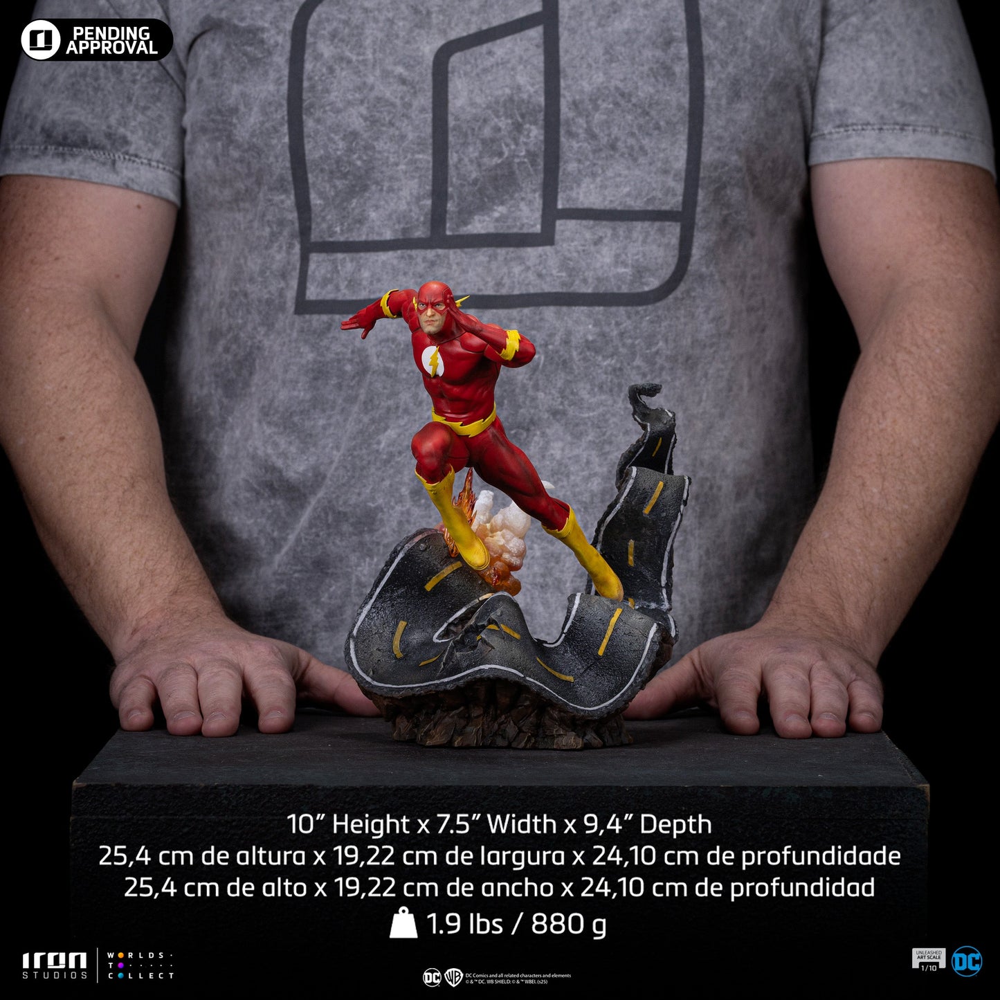 Statue Flash - DC Comics Series #9 - Art Scale 1/10 - Justice League