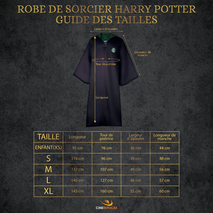Robe de Sorcier Serpentard Enfants