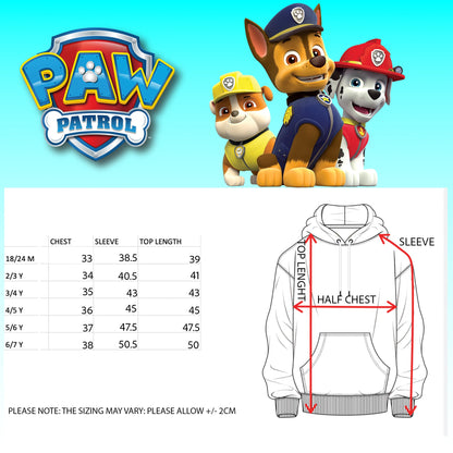 Pat’ Patrouille Sweat à capuche fille- rose