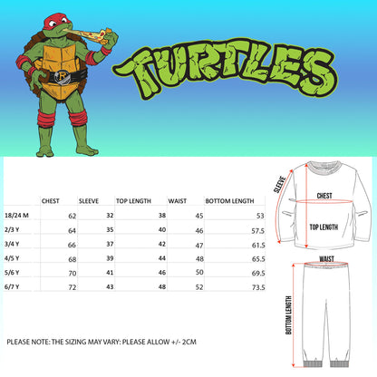 Personalised Pyjamas - Ninja Turtles