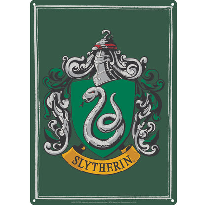 Harry Potter Slytherin A5 Decorative Metal Sign