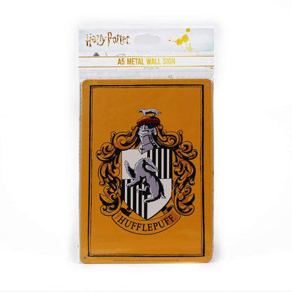 Harry Potter Hufflepuff A5 Decorative Metal Plaque