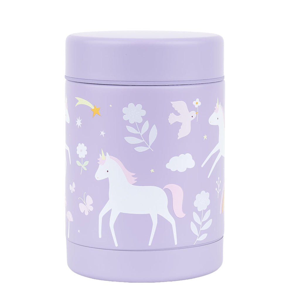 Pot alimentaire isotherme en inox - Unicorn Dreams