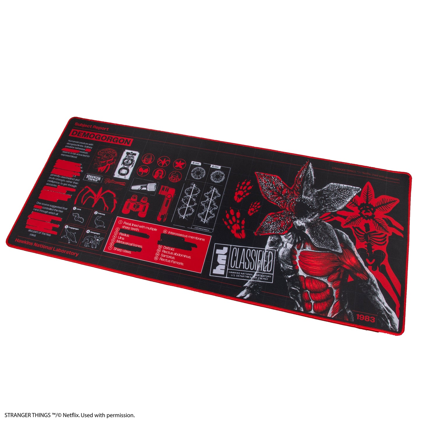 Tapis de bureau Rapport : Démogorgon