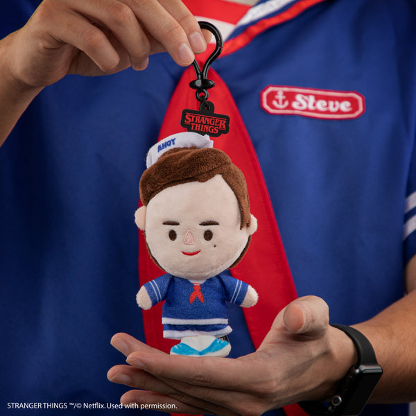 Steve Scoops Ahoy Plush Keychain