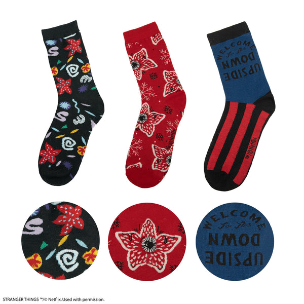 Pack of 3 Pairs of Stranger Things Socks
