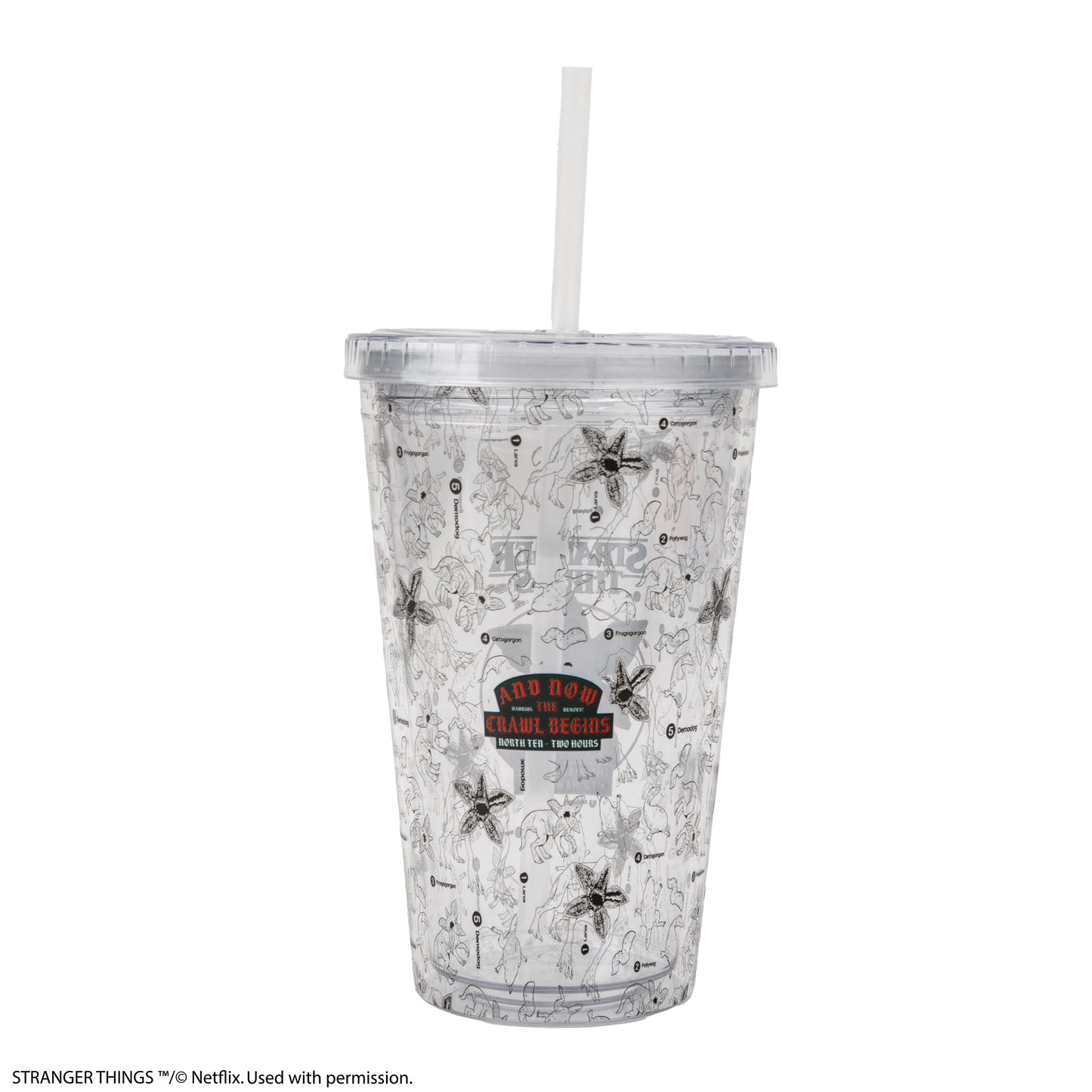 Gobelet Tumbler Démogorgon