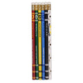 Set van 6 grijze Harry Potter-potloden - Huizen 