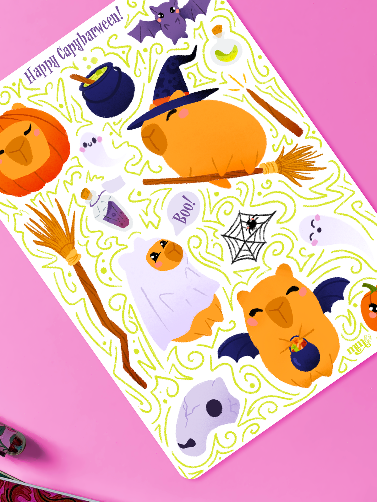 Happy Capybarween! | Stickervel