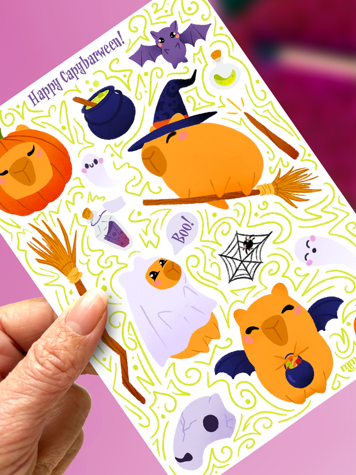 Happy Capybarween! | Stickervel