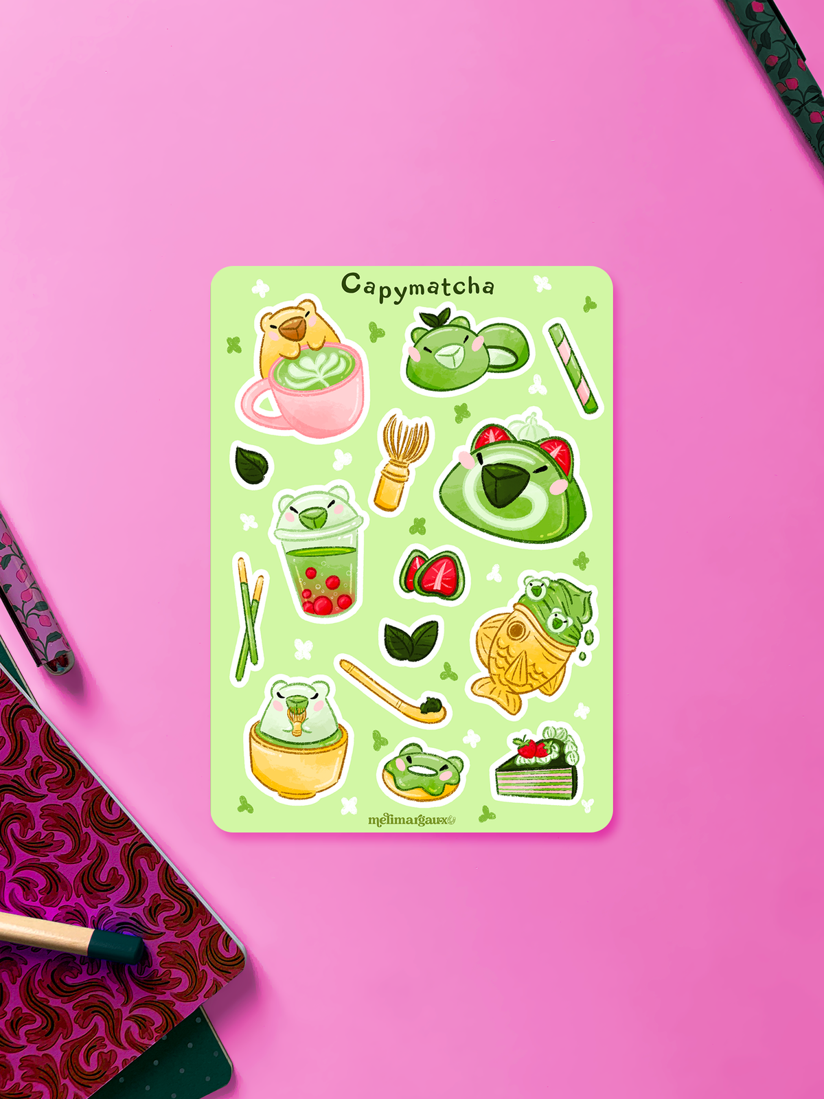 Capymatcha | Stickervel