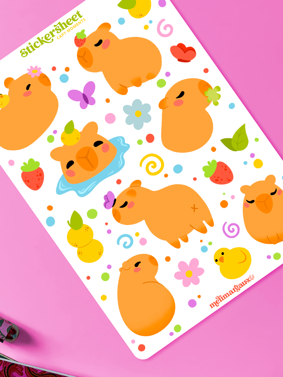 Capy moments | Sticker Sheet
