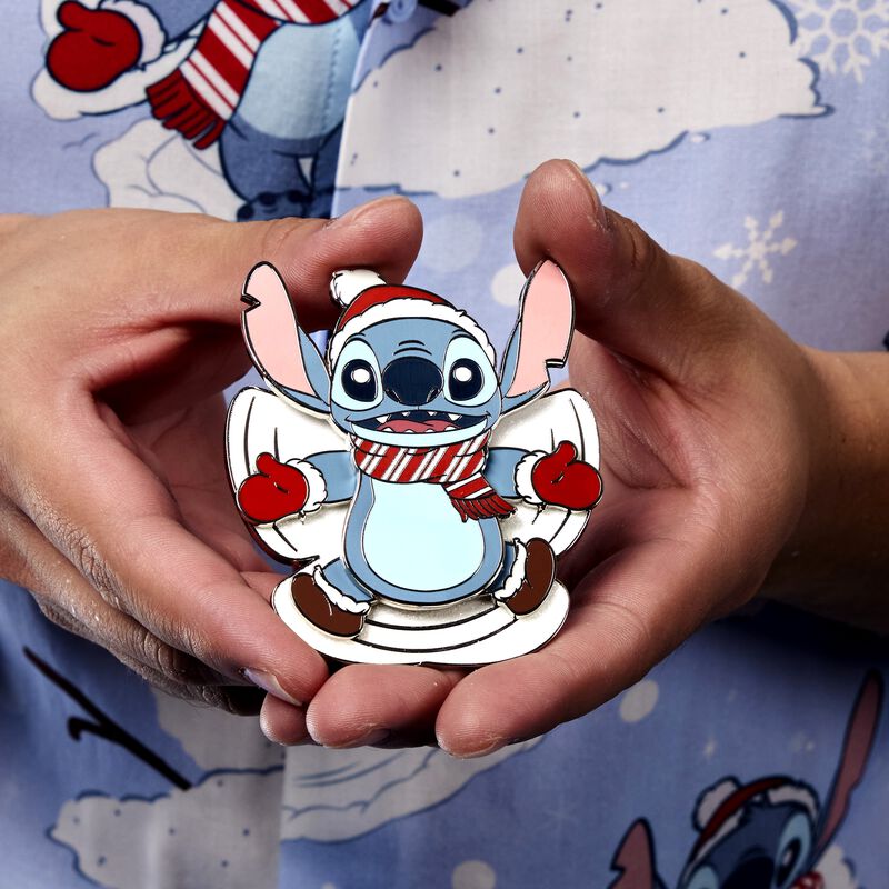 Pin's Lilo et Stitch - Stitch Ange de Neige