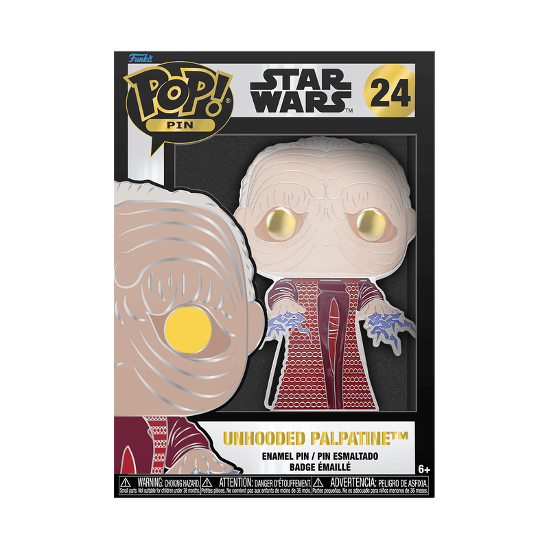 pop pins unhooded palpatine 24