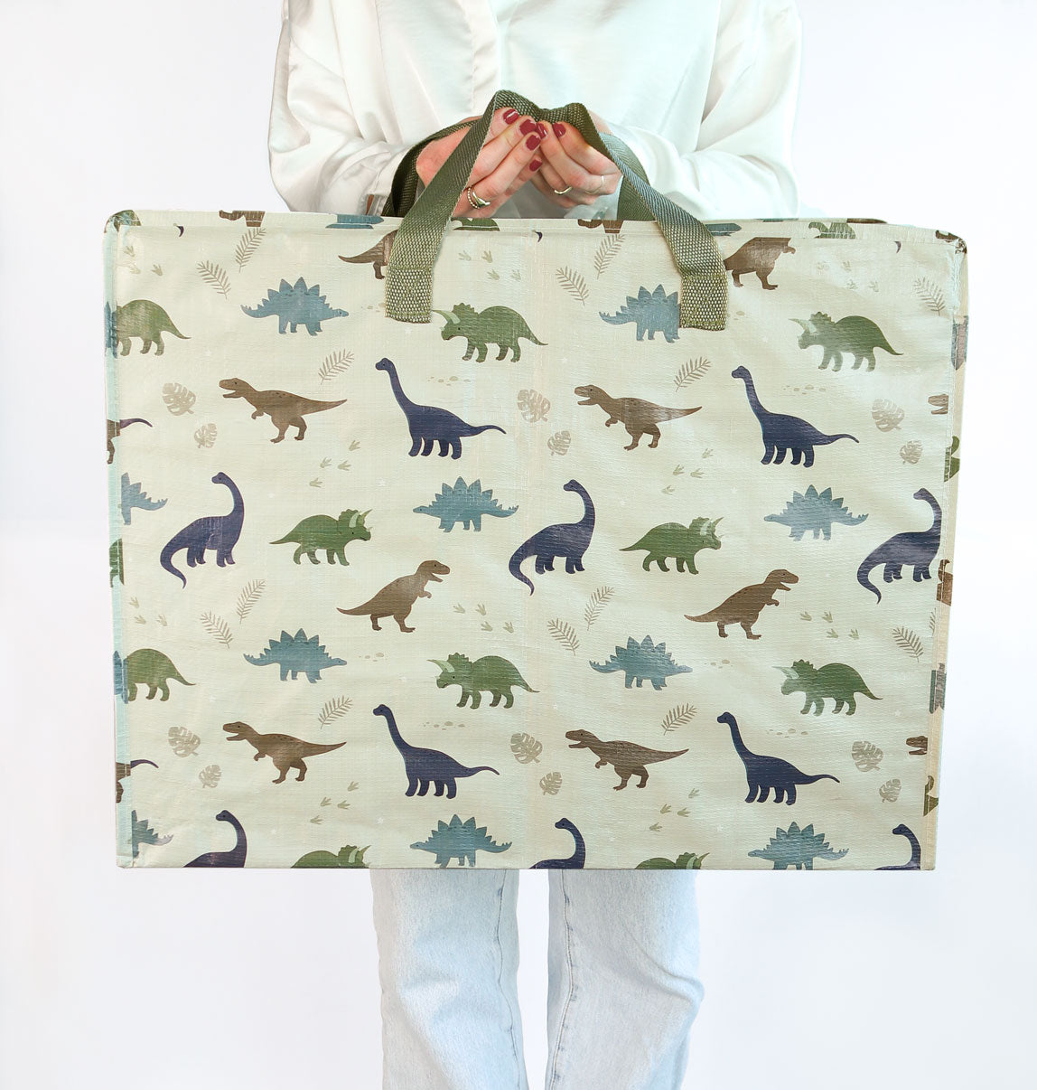 Grand sac de rangement XL - Dinosaures – vue 2 – A Little Lovely Company