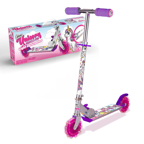 Trottinette Unicorn Dreamland à Roues Clignotantes