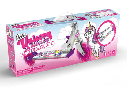 Trottinette Unicorn Dreamland avec roues clignotantes