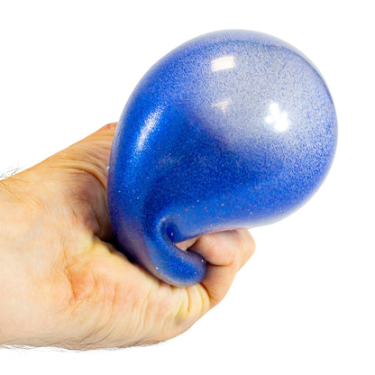 BOULE À AIR LUMINEUX À PAILLETTES DE 10 CM