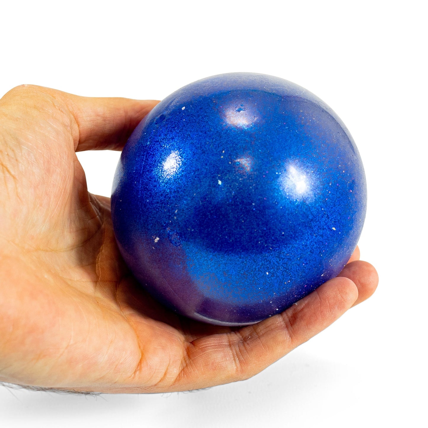 BOULE À AIR LUMINEUX À PAILLETTES DE 10 CM