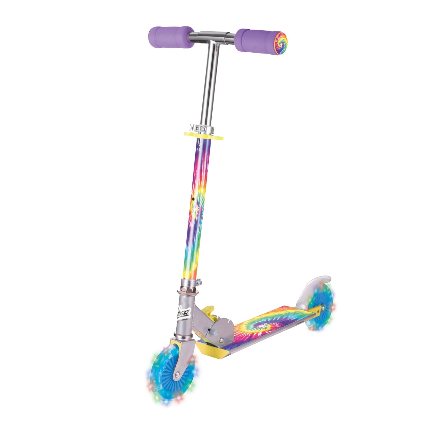 SCOOTER TIE DYE AVEC ROUES CLIGNOTANTES