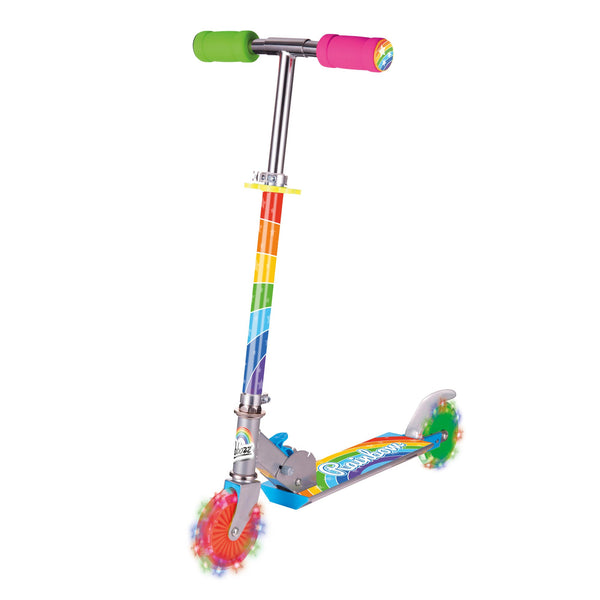 SCOOTER ARC-EN-CIEL AVEC ROUES CLIGNOTANTES