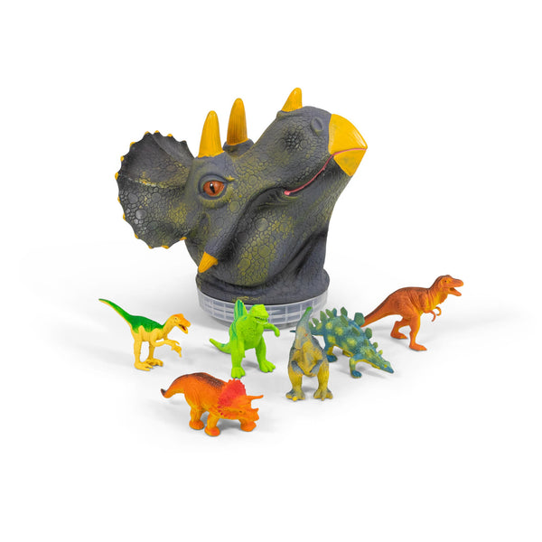 Baignoire avec tête de dinosaure Triceratops (grande taille)