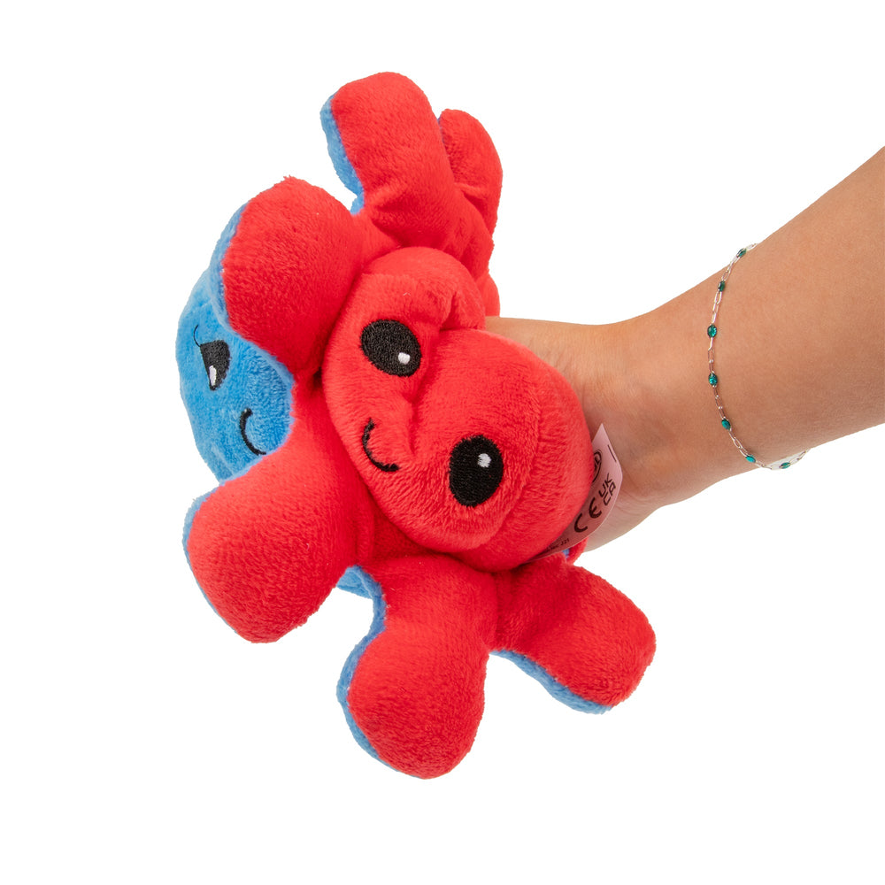 Peluche Pieuvre Réversible – 20 cm