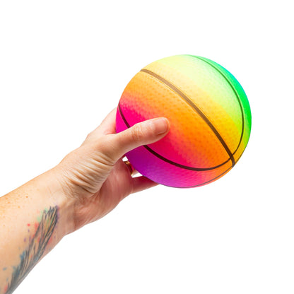INFLATED RAINBOW BALLOON