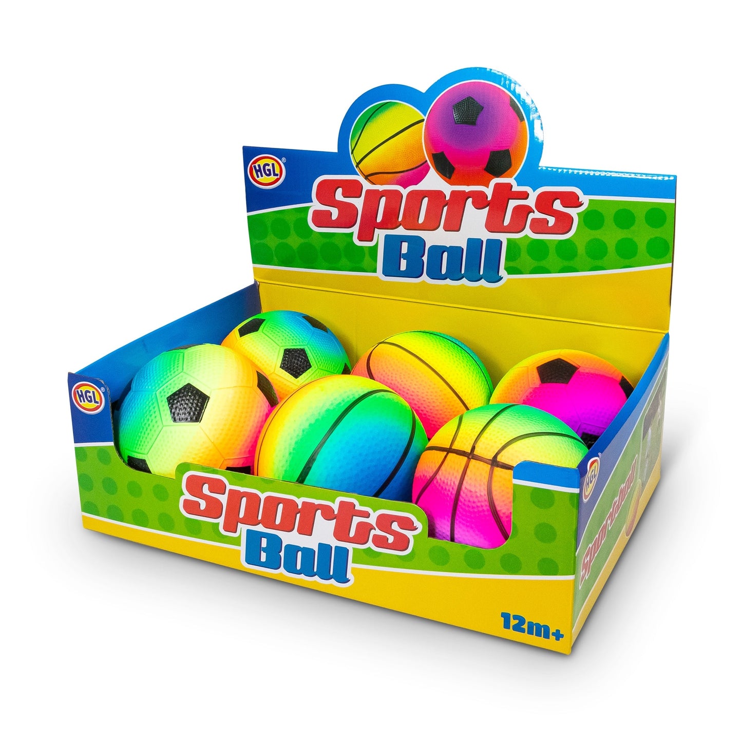 INFLATED RAINBOW BALLOON