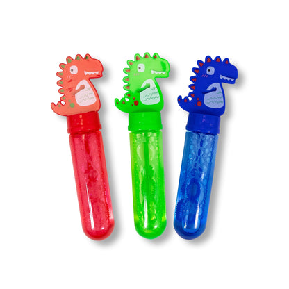 Pack of 3 mini dinosaur bubble rings