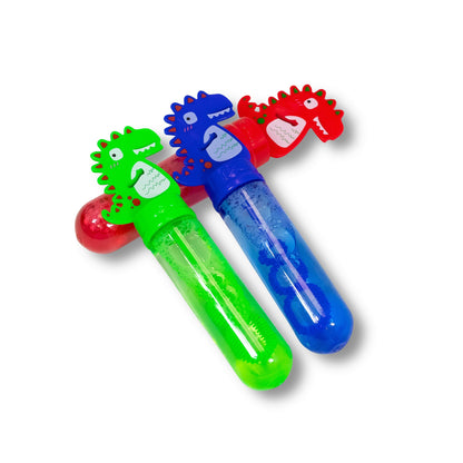 Pack of 3 mini dinosaur bubble rings