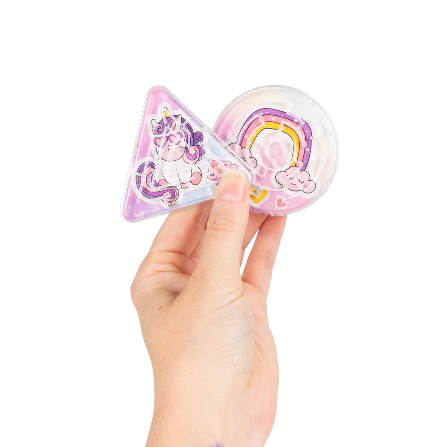 Pack of 6 mini unicorn mazes
